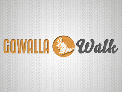 Gowalla Walk gowalla gowalla walk logo orange textures