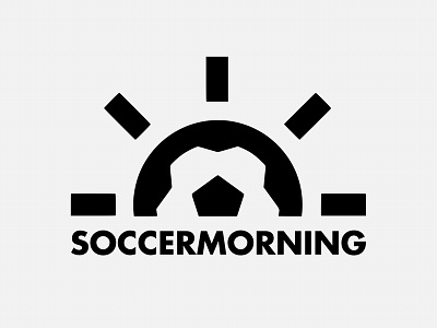 SoccerMorning.com Logo football logo soccer