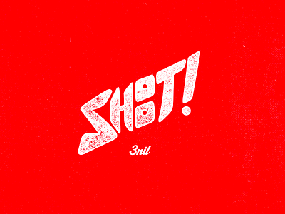 Shoot! 3nil handdrawn soccer type typography