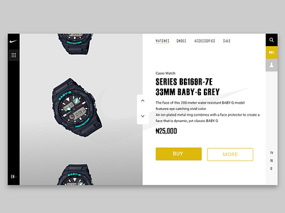 Nike design concept hi fi nike purchase ui ux uxdesign