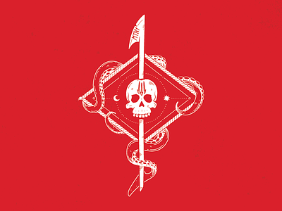 Mutiny Insignia harpoon insignia logo mutiny paintball skull tentacles