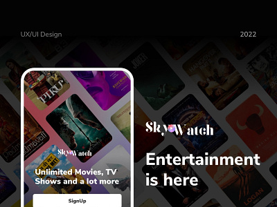 SkyWatch app branding design entertainment graphic design illustration ui ui ux design ux