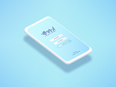 Pomatome opening screen blue clean design digital finance graphic japan japanese design landing round web