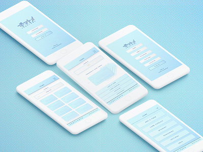 Pomatome Point card app blue clean design digital finance graphic japan japanese design landing round web