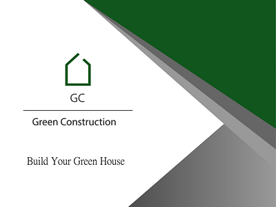 Logo _ Green construction branding building color design developcompany georgia green house icon idea illustration logo logoconcept vector