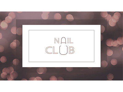 Logo _ Nail Club bauty branding club color design icon idea illustration logo logoconcept logodesign nail pink salon vector