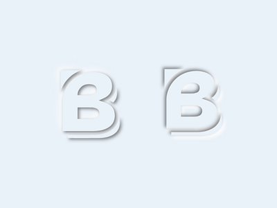Brygraph Logo w/ Neumorphism Style design logo neumorphism style
