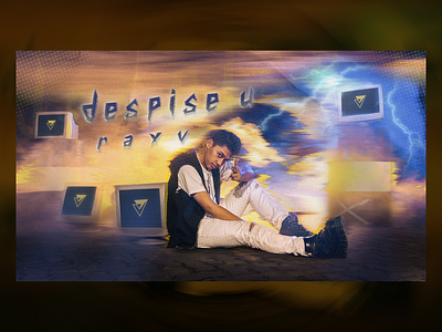 Header Design of 'Despise U - raxv' album artwork album cover album cover design brygraph header album