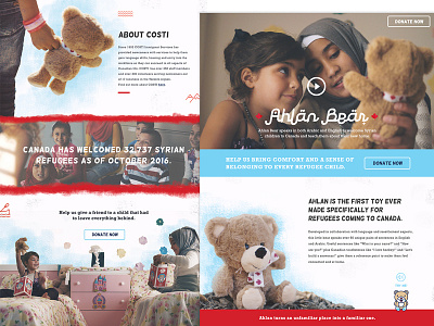 Ahlan Bear Landing Page