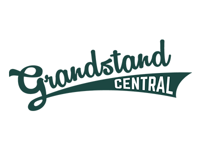 Grandstand Central design drawn hand illustration lettering logo logotype sports typography wordmark