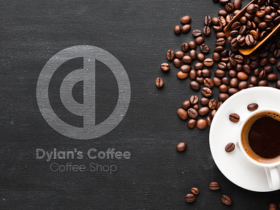 Dylan's Coffee: Coffee Shop Logo - Day 6 - Daily Logo Challenge 50daylogochallenge addiction adobe illustrator branding coffee coffee bean coffee cup coffeeshop dailylogochallenge design graphic design illustration illustrator logo logodesign logodesigner minimal minimalist vector