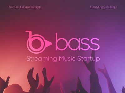 Bass: Streaming Music Startup - Day 9 50dailylogochallenge adobe illustrator adobe photoshop bass branding dailylogochallenge dance design graphic design illustration illustrator logo logo design logo mark logodesign music music app streaming streaming app vector