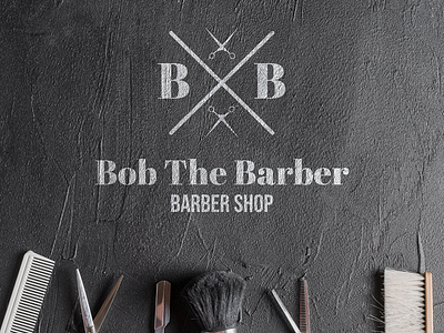 Bob The Barber: Barbershop - Day 13 50dailylogochallenge barber barber logo barbers barbershop brand design branding branding design dailylogochallenge design logo logo design logodaily logodesign logomaker logomark minimal minimalism minimalist minimalist logo