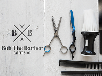 Bob The Barber: Barbershop - Day 13 50dailylogochallenge adobe illustrator adobe photoshop barbershop brand design brand identity designer branding branding design dailylogochallenge design flat design flat illustration flatdesign graphic design logo logo design logomark minimal minimalist minimalist logo