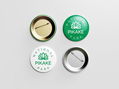 Pikake National Park - Day 20 adobe illustrator adobe photoshop brand brand design branding branding design dailylogochallenge design graphic design green logo illustration logo logo design minimal minimalist logo mockup national park park parks and rec pin