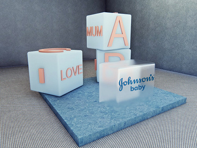 Johnson Baby Booth Proposal 3d modeling adobe photoshop architechture booth design branding design exhibition booth design graphic design industrial design lumion render rhinoceros