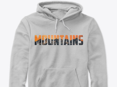 Mountains Hoodie adobe photoshop design graphic design hoodie hoodie mockup illustration logo tshirt tshirt design tshirtdesign typography