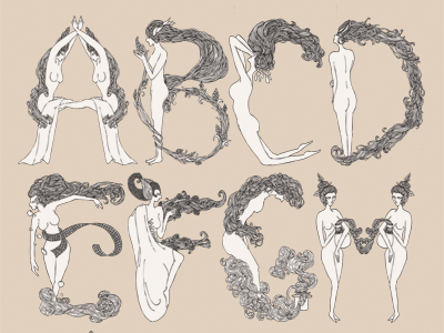 Fatal Femme ghost illustration indonesia myth typography
