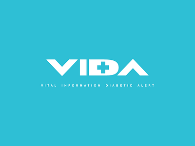 VIDA branding concept font health identity illustrator logo medical type typography