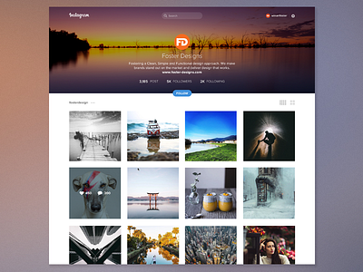 Instagram Profile Page