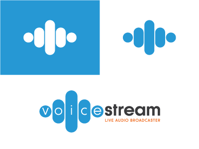 Voice Stream Logo Design branding business creative font identity illustrator logo type typography