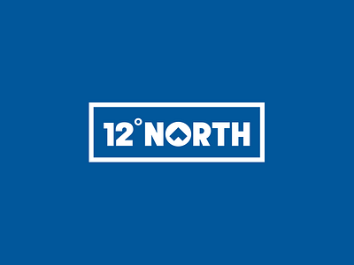 12° NORTH Logo design