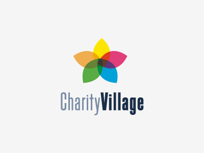 Charity Village branding concept indentity life logo