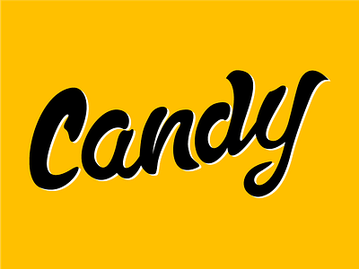 Candy Type candy font freelance lettering logo type vector