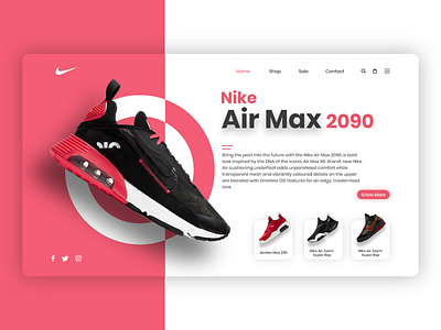 Nike Website Landing Page nike air nike shoes shoe shoes web web design website