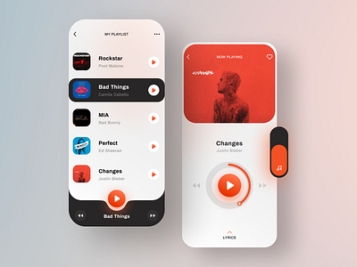 Music Player App UI Concept