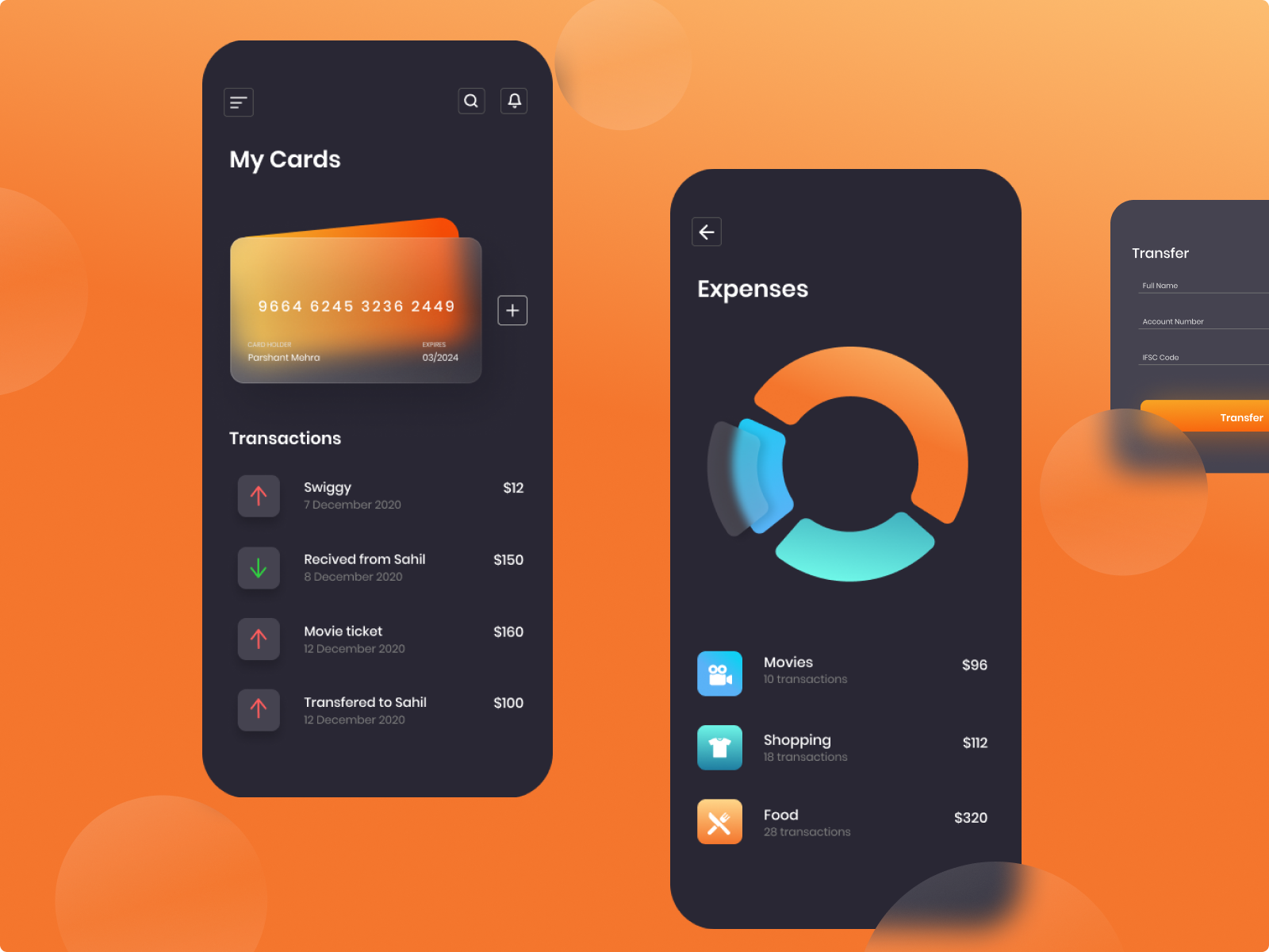 Banking App UI Design