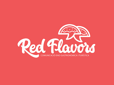 Red Flavors - visual identity brand branding lettering logo logotype redflavors visual identity