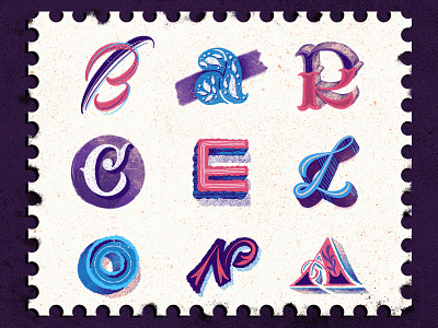 Barcelona Stamp