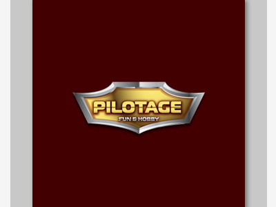 PILOTAGE design illustration logo typography vector