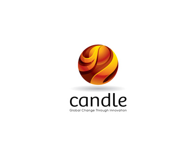 Candle branding design icon illustration logo vector