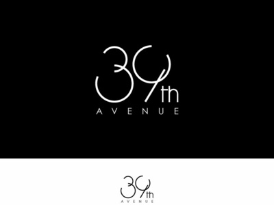 39th AVENUE branding design flat icon illustration illustrator lettering logo minimal type typography vector