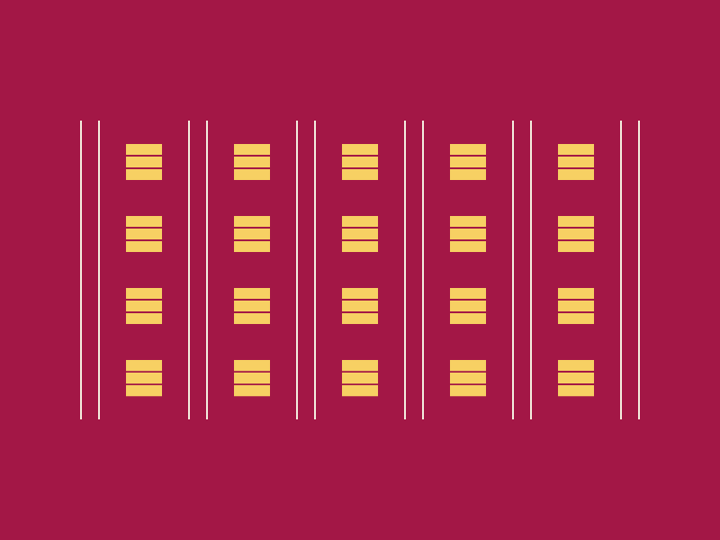 We've Got the Beet pattern geometry white gold beet