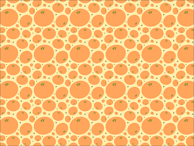 Orange You Glad fruit orange pattern