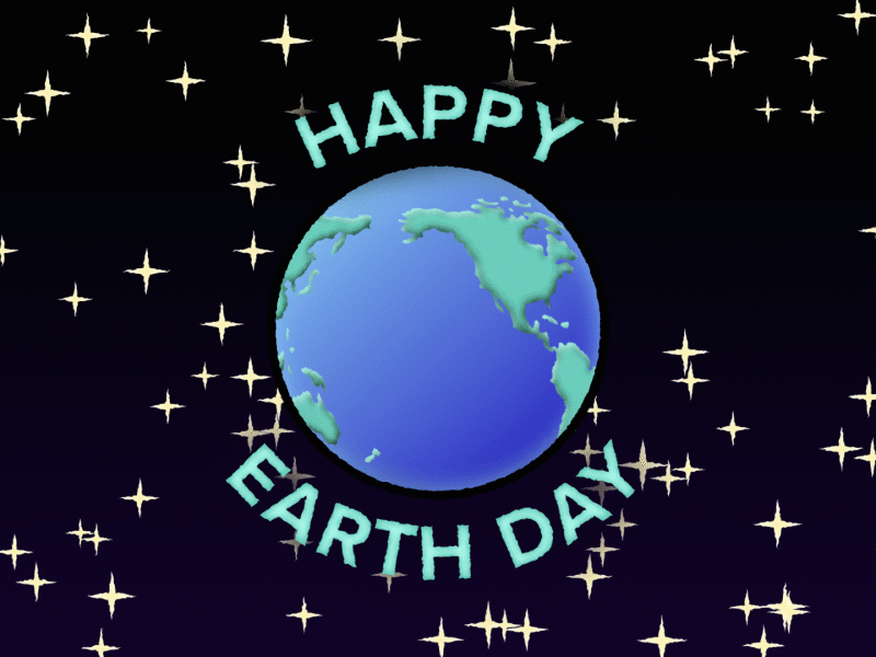 Happy Earth Day earth day mograph vector animation