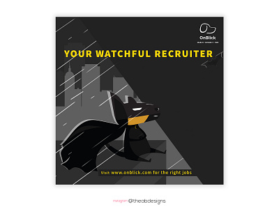 Your watchful recruiter creative design flyer illustration imagination manipulation photoshop