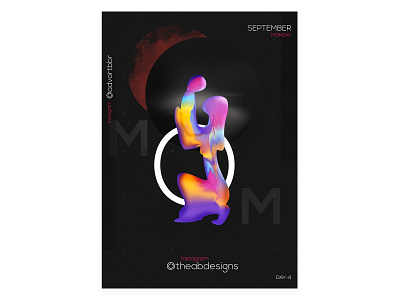Mom abstract abstract art abstract design creative design flyer illustrator mom