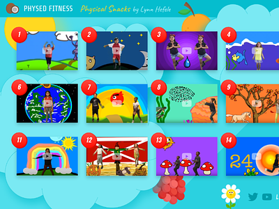 Physical Snacks animated gif design elementary school fish fitness food fortnite fruit ocean physed physical education school students videos youtube