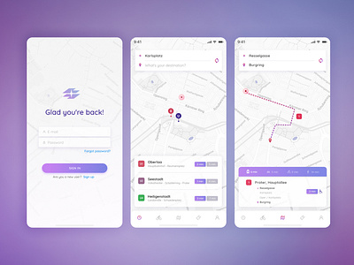 Vienna mobility app / redesign concept #1