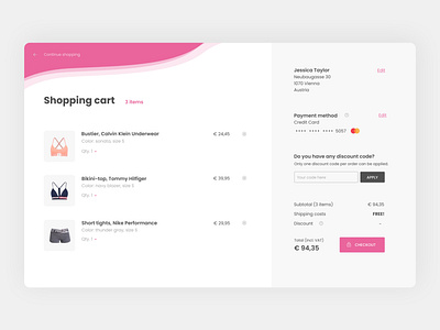 Cart page design (web) cart checkout design ecommerce figma payment shipping shopping ui ui ux web webdesign