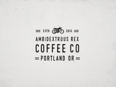 A/R Coffee Co. branding cafe racer coffee coffee shop identity identity design logo motorcycle type typography