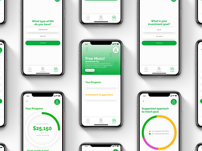 Munz App - Invest app app design branding design finance finance app logo ui