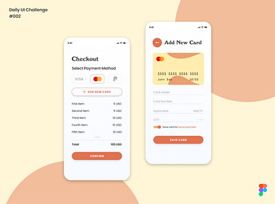 Daily Goals App | Daily UI Challenge 002 addcard app appdesign creditcard dailyui design minimal ui ux