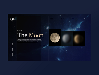 Space Exploration - Website Design design minimal ui ux web website