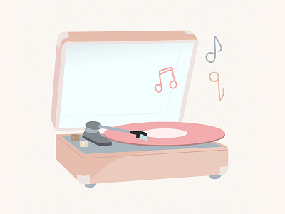vintage record player music pink record record player vintage