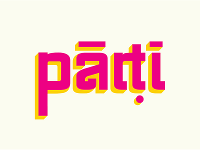 Parti Logo branding culture hindi identity india indian indian culture logo parti